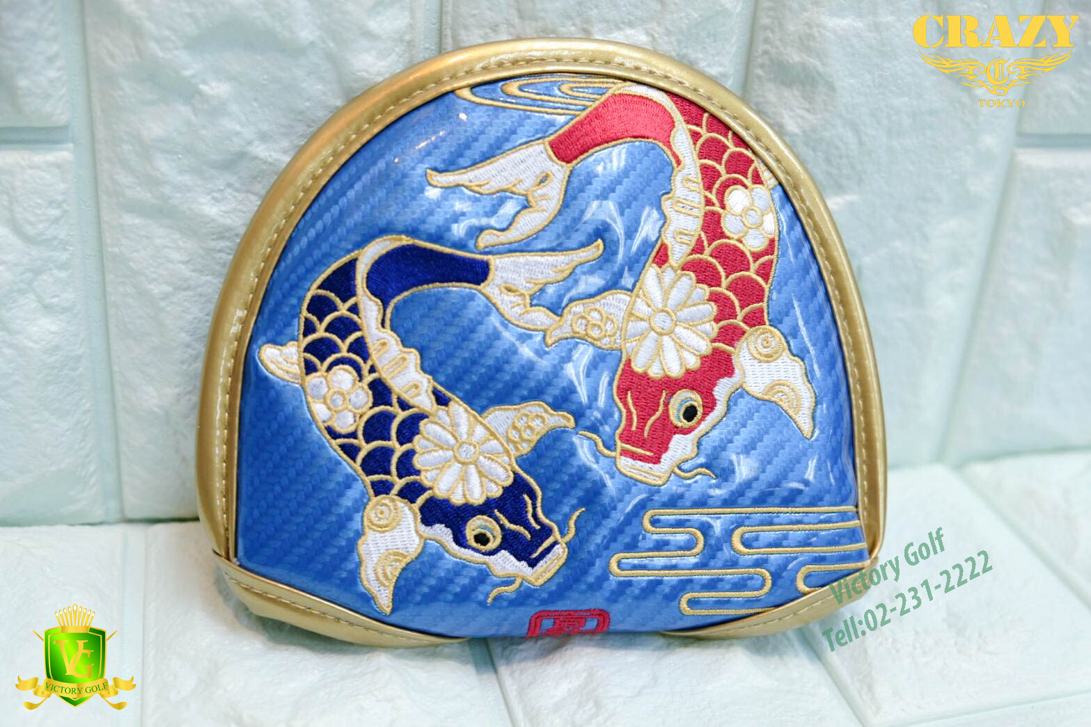 Cover Putter WinWin Style Takinobori (Blue-Mallet) (From Japan)