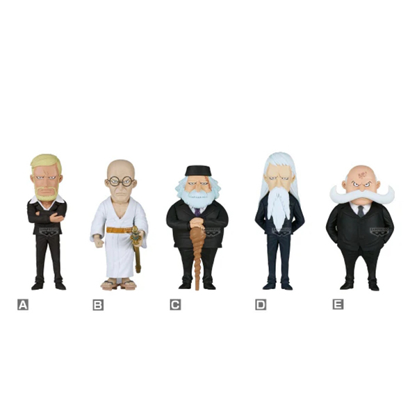 Banpresto (ครบ Set 5 กล่อง) WCF One Piece World Collectable Figure - Five Elders 4983164292138 (Figure)