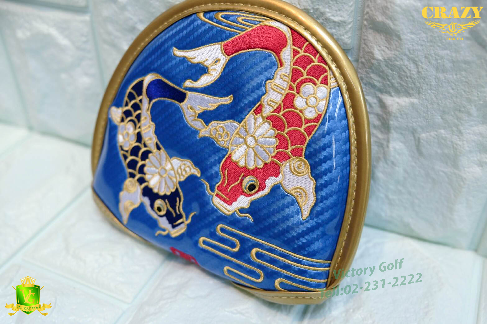 Cover Putter WinWin Style Takinobori (Blue-Mallet) (From Japan)