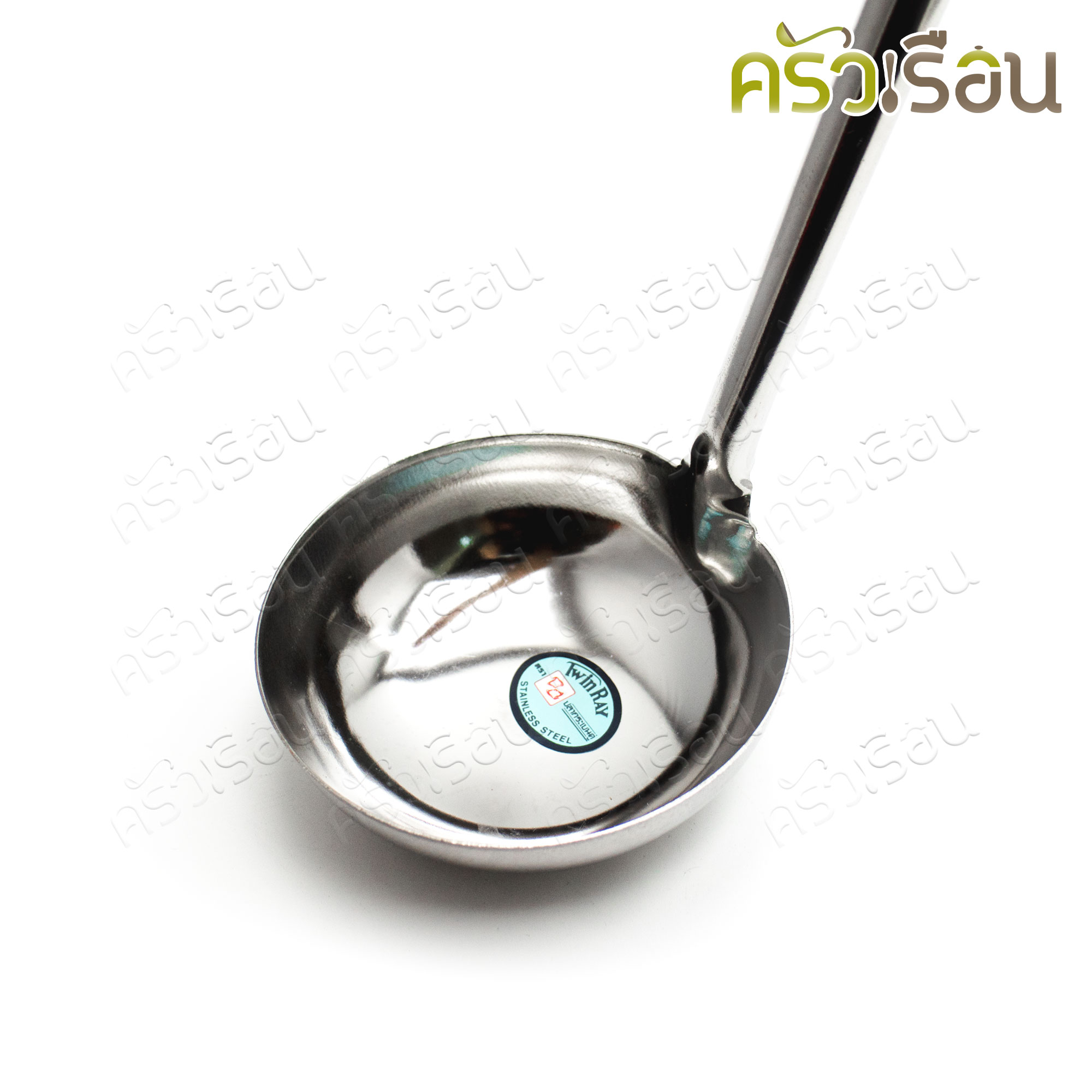 Twin Ray กระบวย ด้ามไม้ [ ราคาต่ออัน ] ที่ตักน้ำแกง ที่ตักแกง