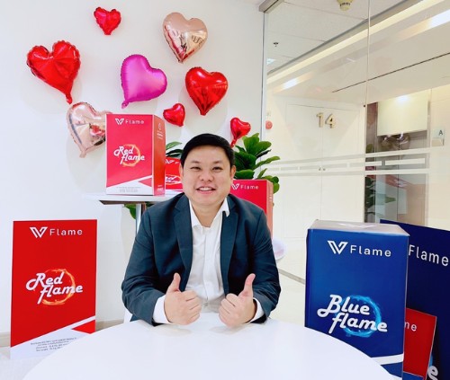 blue flame red flame vonce บูล เฟลม เรด เฟลม