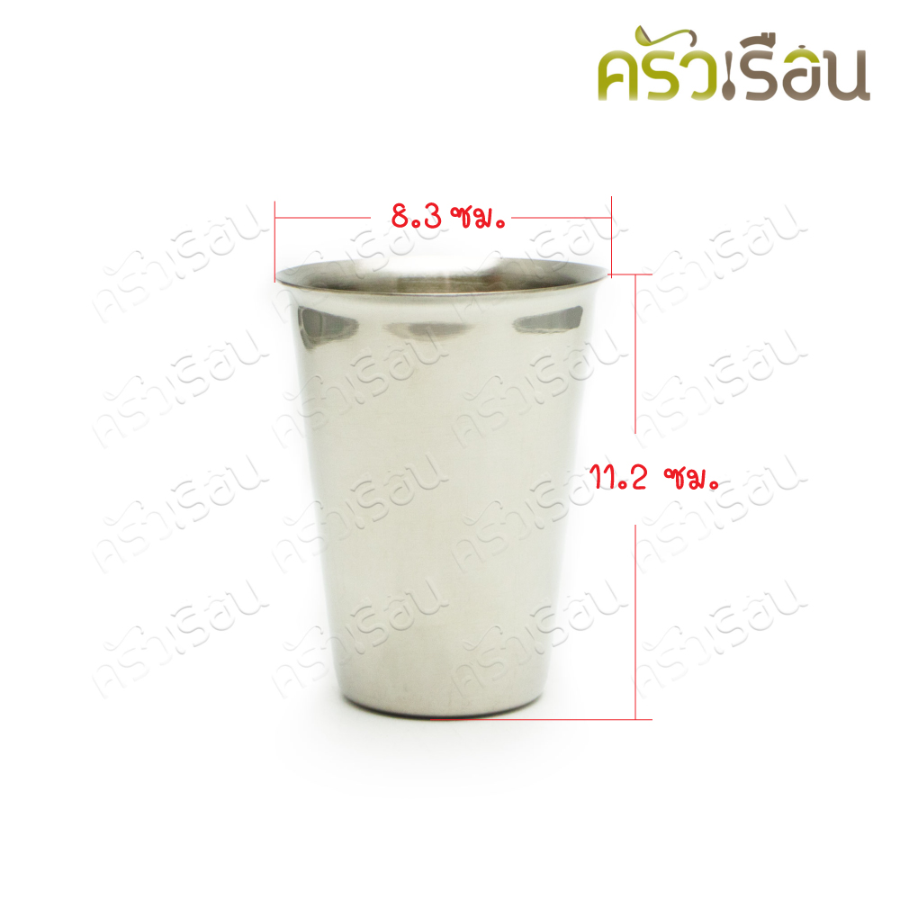 SPHINX BRAND ถ้วยน้ำ สเตนเลส 304 ความจุ 12 ออนซ์ Ø 8.3 x 11.2 ซม. ตราสฟิ้งค์ M039 แก้วน้ำ ไม่มีหู