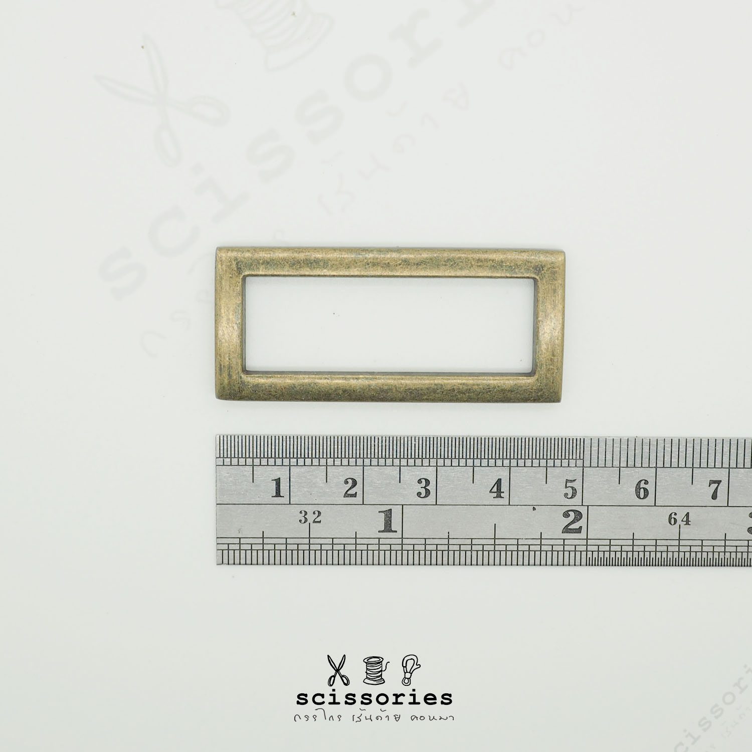 สี่เหลี่ยม 1.5 in สีเหลืองดำ /2ตัว