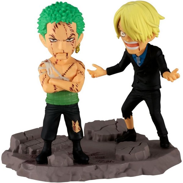 Banpresto WCF One Piece World Collectable Figure Log Stories - Roronoa Zoro & Sanji Nothing At All 4983164295238 (Fig)