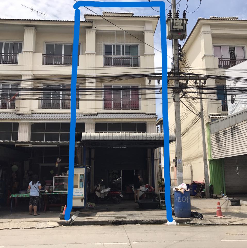 ขายตึกแถว 3.5 ชั้น มบ.ราชพฤกษ์ เทพกุญชร 42 คลองหลวง ปทุมธานี 20 ตรว รหัส F7