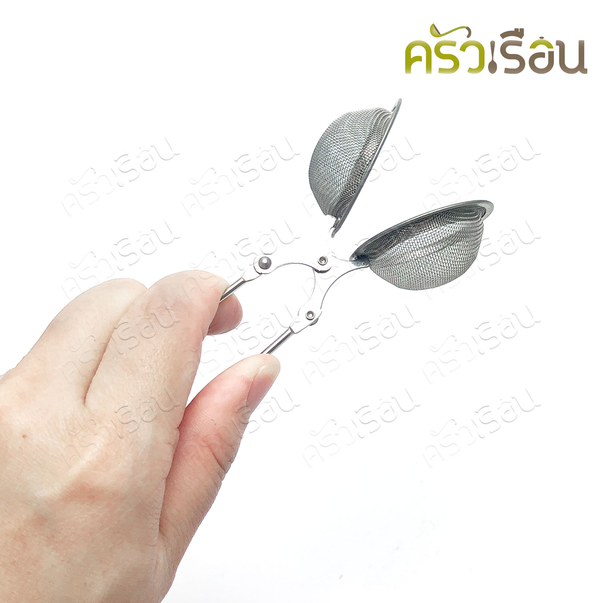 US ที่กรองชาทรงกลม 4.5 ซม. พร้อมด้ามจับ TS-145 กรองชามีด้ามจับ