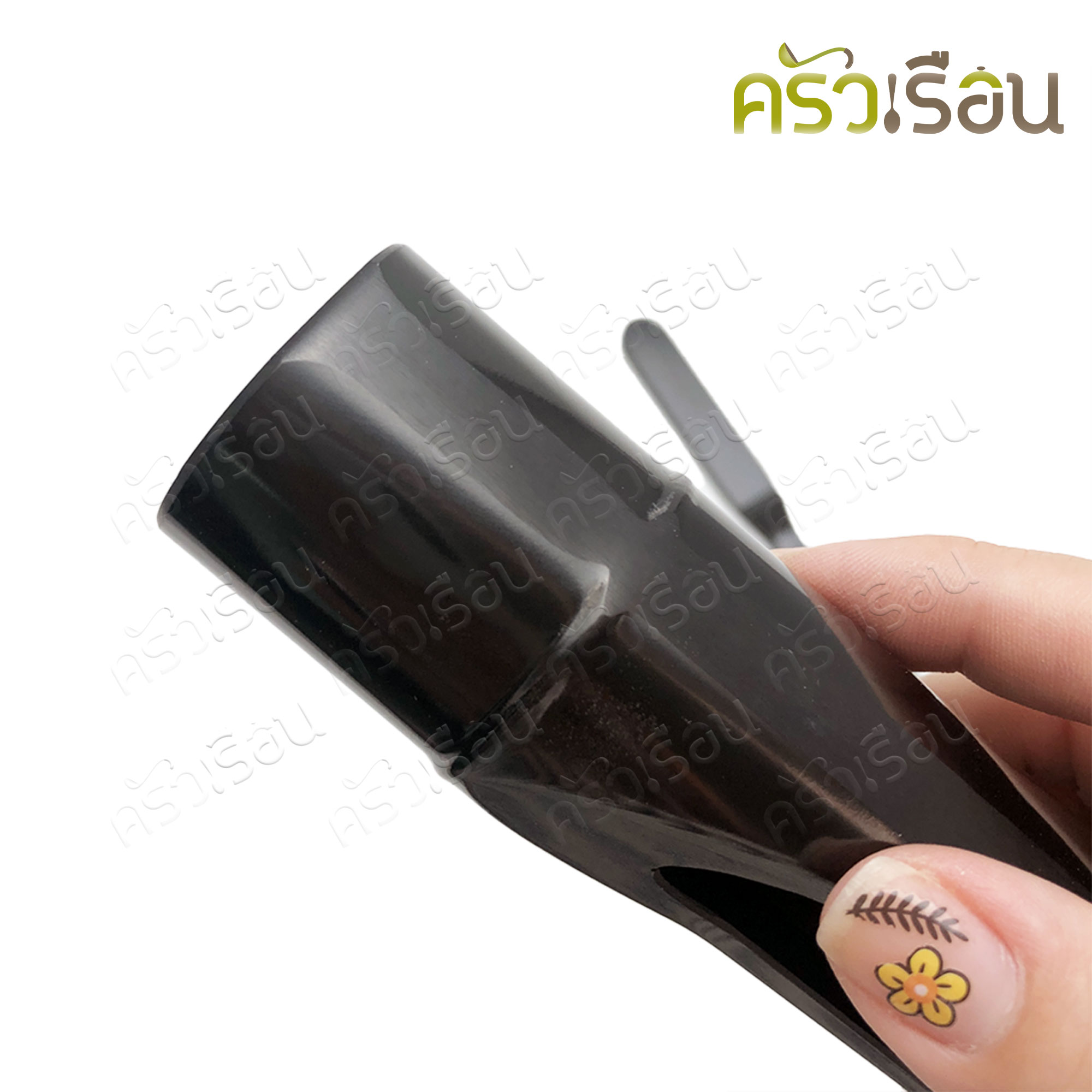 SUMO กระบอกลูกชิ้นชาบู เมลามีน สีดำ ทรงไม้ไผ่ พร้อมพายไม้ 5.9 นิ้ว K-05 กระบอกชาบู ที่ทำลูกชิ้นชาบู