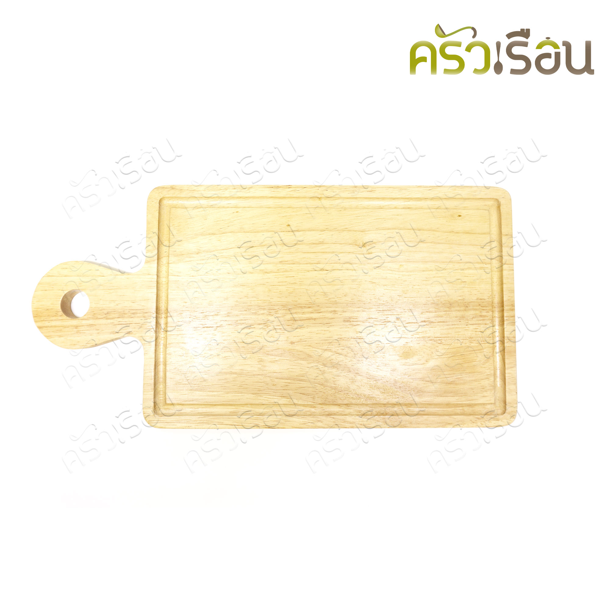 CMG Rectangle wooden cutting board, 8 x 16 inches, thickness 1.7 cm. wooden board for food serving. Rubberwood cutting board.