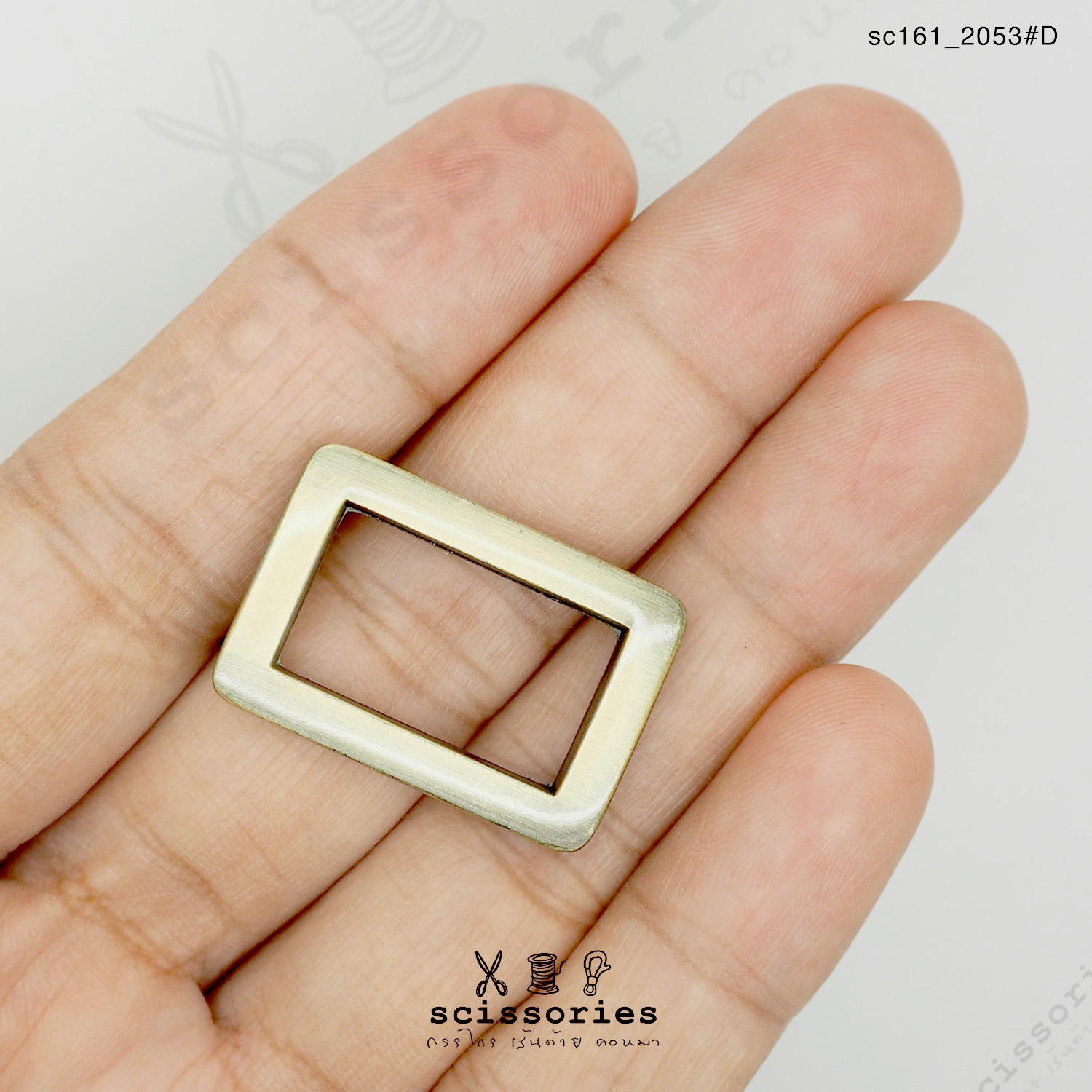 สี่เหลี่ยม 2 cm สีเหลืองขัด /2ตัว