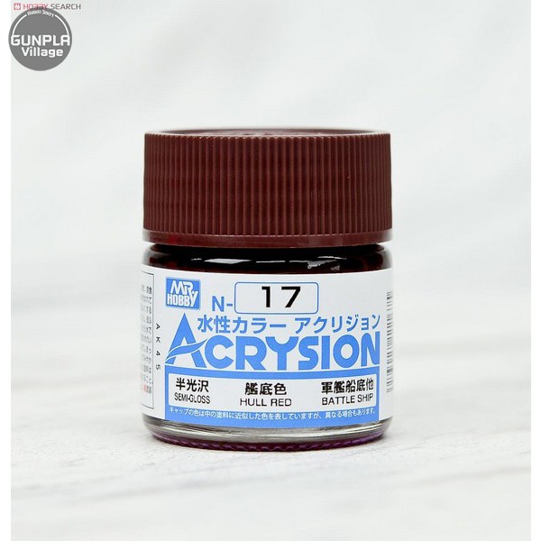MR.ACRYSION COLOR N-17 HULL RED Mr.hobby 4973028111675