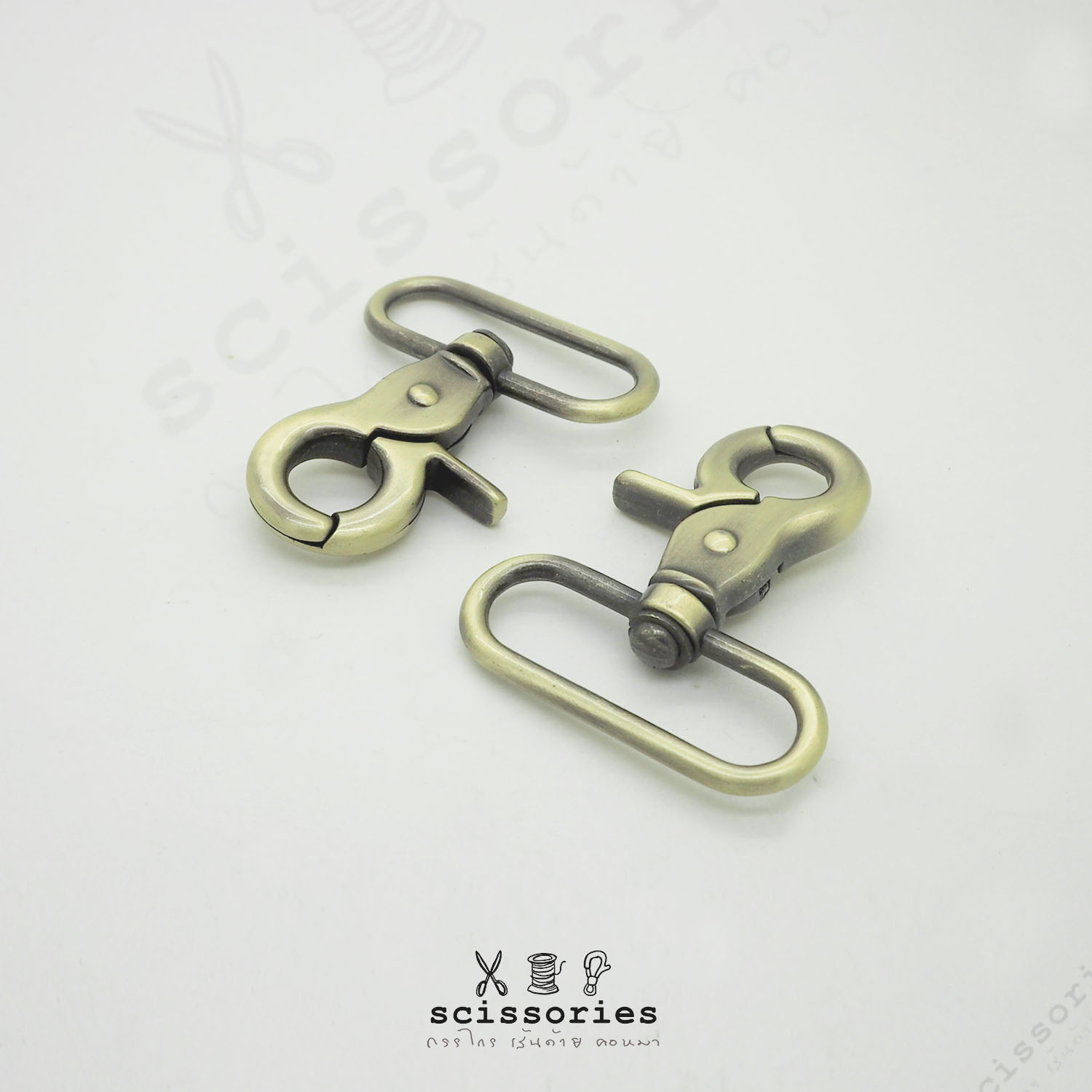 คอหมา 1.5" สีเหลืองปัด/2 ตัว