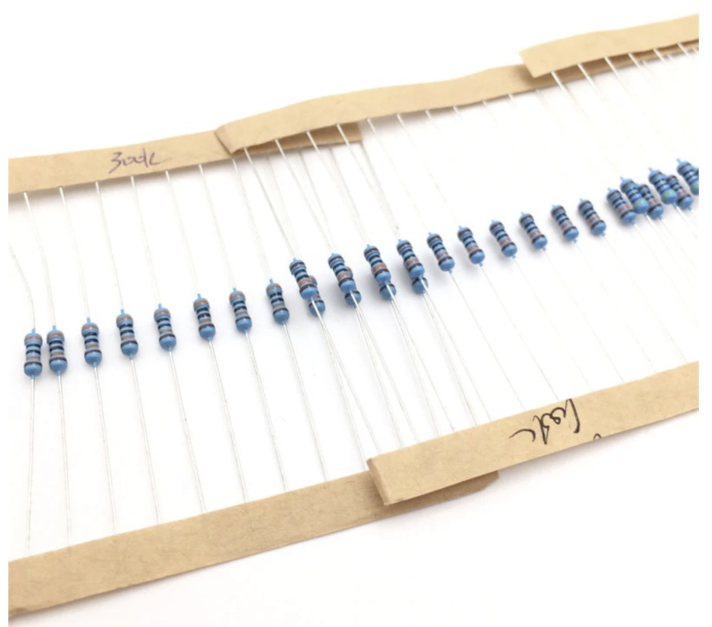 39 Ohm 1/4W 1% metal film resistor ( 10 ตัว )