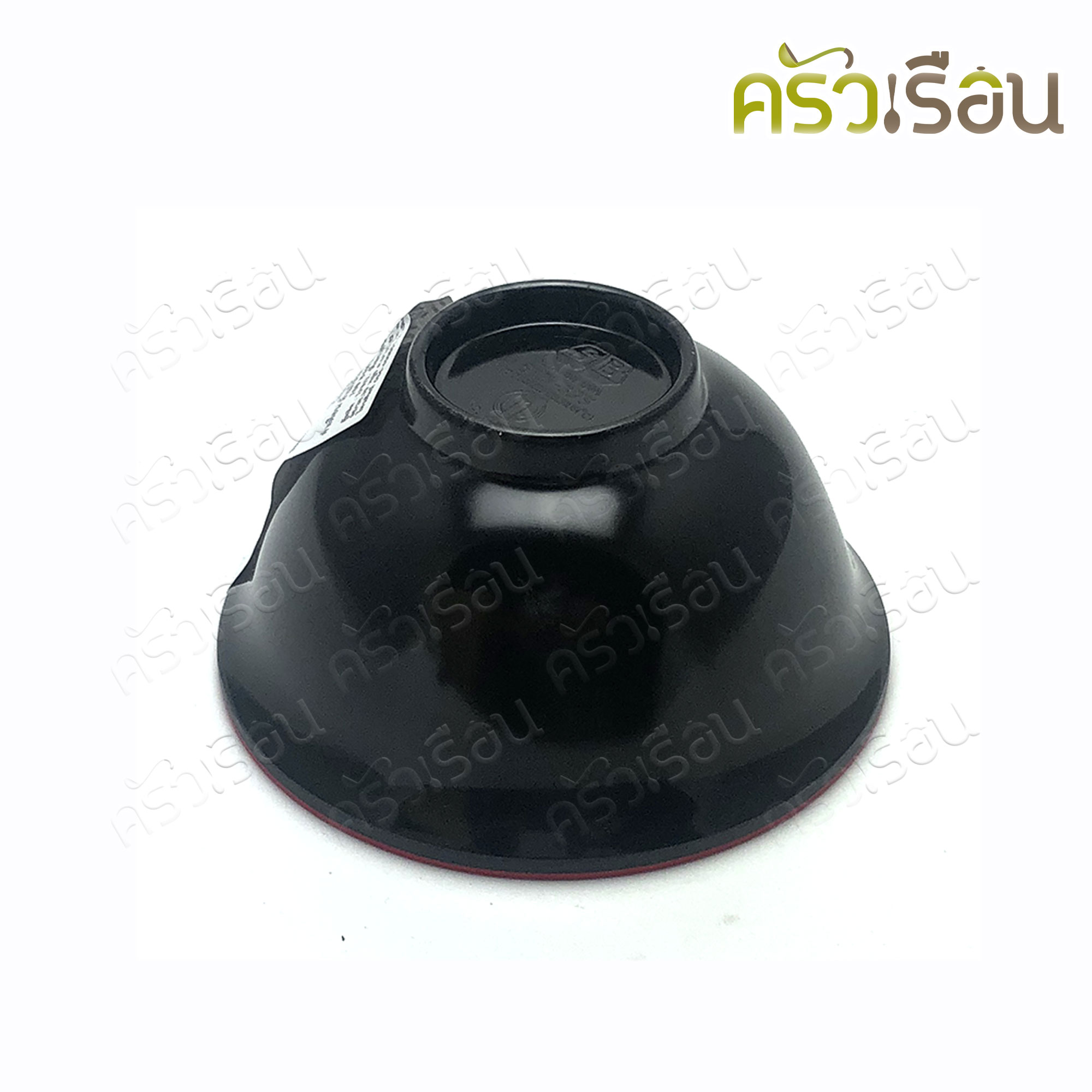 SB [ ราคาต่อชิ้น ] จาน ชาม ช้อนปลายงอ เมลามีน สีดำแดง