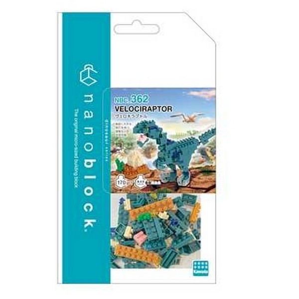 Kawada nanoblock NBC_362 Velociraptor 4972825223796 (นาโนบล็อค)