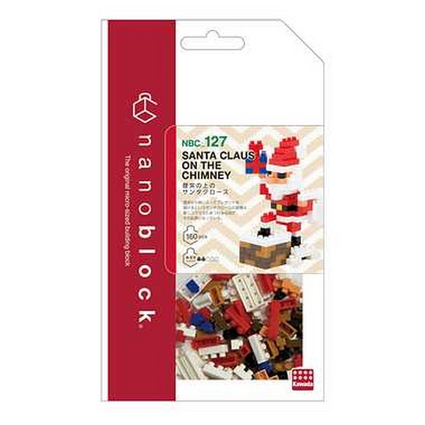 Kawada nanoblock NBC_121 Santa Claus in The Chimney 4972825147047 (นาโนบล็อค)