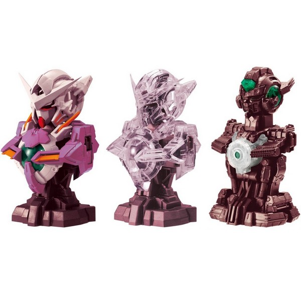 Bandai (ครบ 3 ลูก) Mobile Suit Gundam MS Mechanical Bust 05 Gundam Exia Trans-Am Ver 4570118185570 (Figure)
