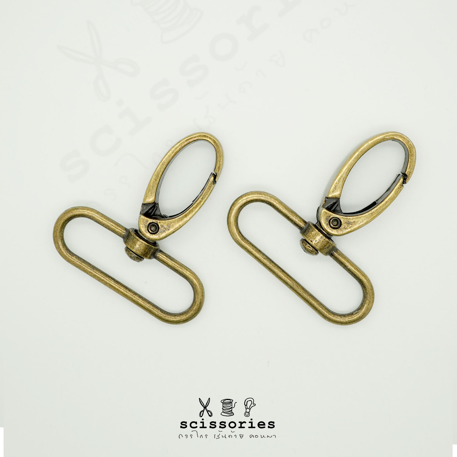 คอหมา 1.5in สีเหลืองดำ/2 ตัว