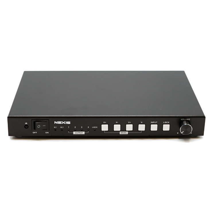 4K 2 IN VIDEO WALL CONTROLLER WITH 4 HDMI OUTPUTS