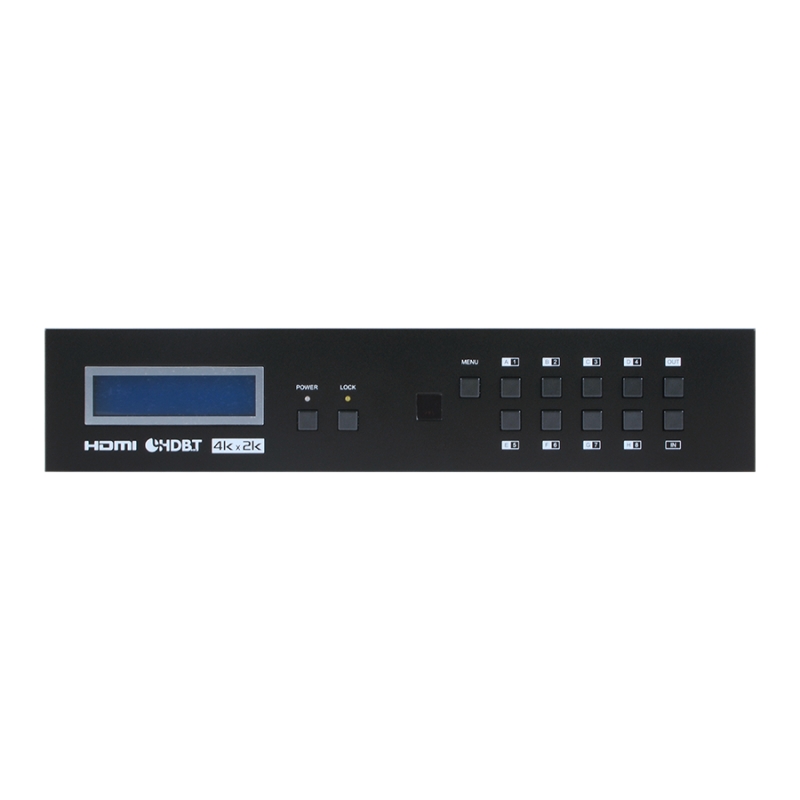 4K UHD 8×8 HDMI OVER HDBASET MATRIX WITH 24V POC