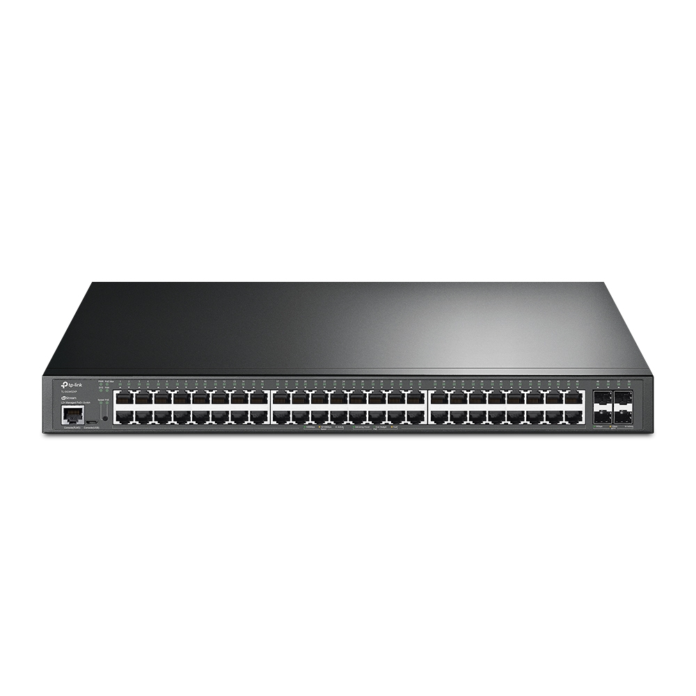 TL-SG3452XP V2 JetStream 48-Port Gigabit and 4-Port 10GE SFP+ L2+ Managed Switch with 48-Port PoE+