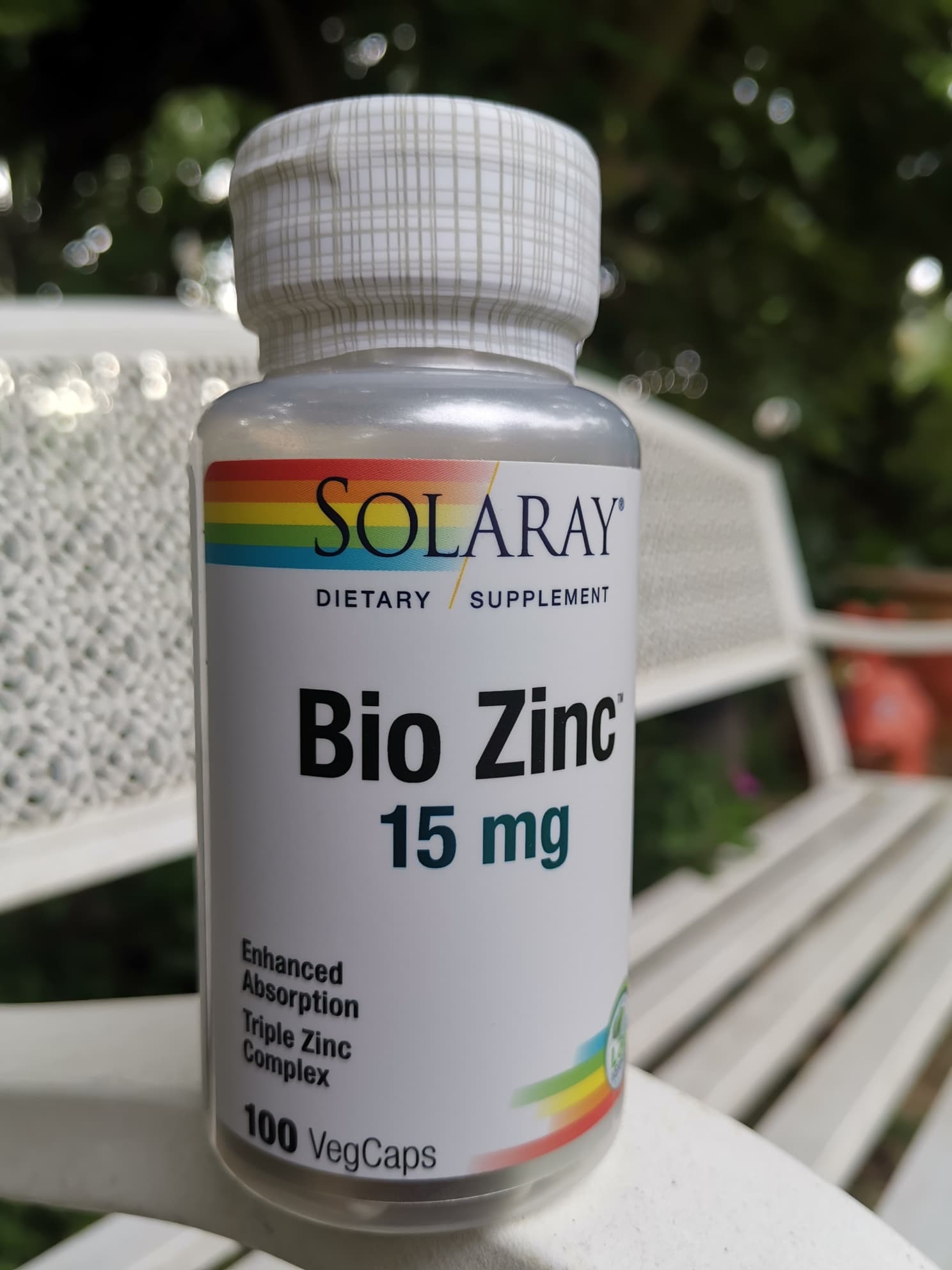Solaray Bio Zinc 15 mg 100 VegCaps
