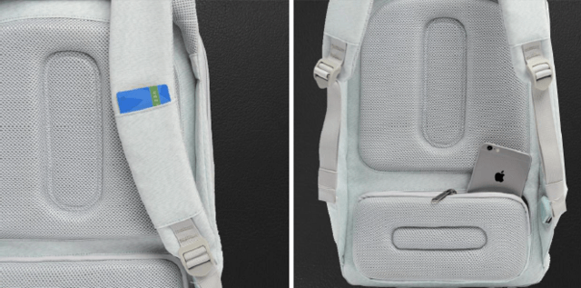 กระเป๋าสะพายหลัง CLICKPACK JOY กระเป๋ากันขโมย สีมิ้นต์
