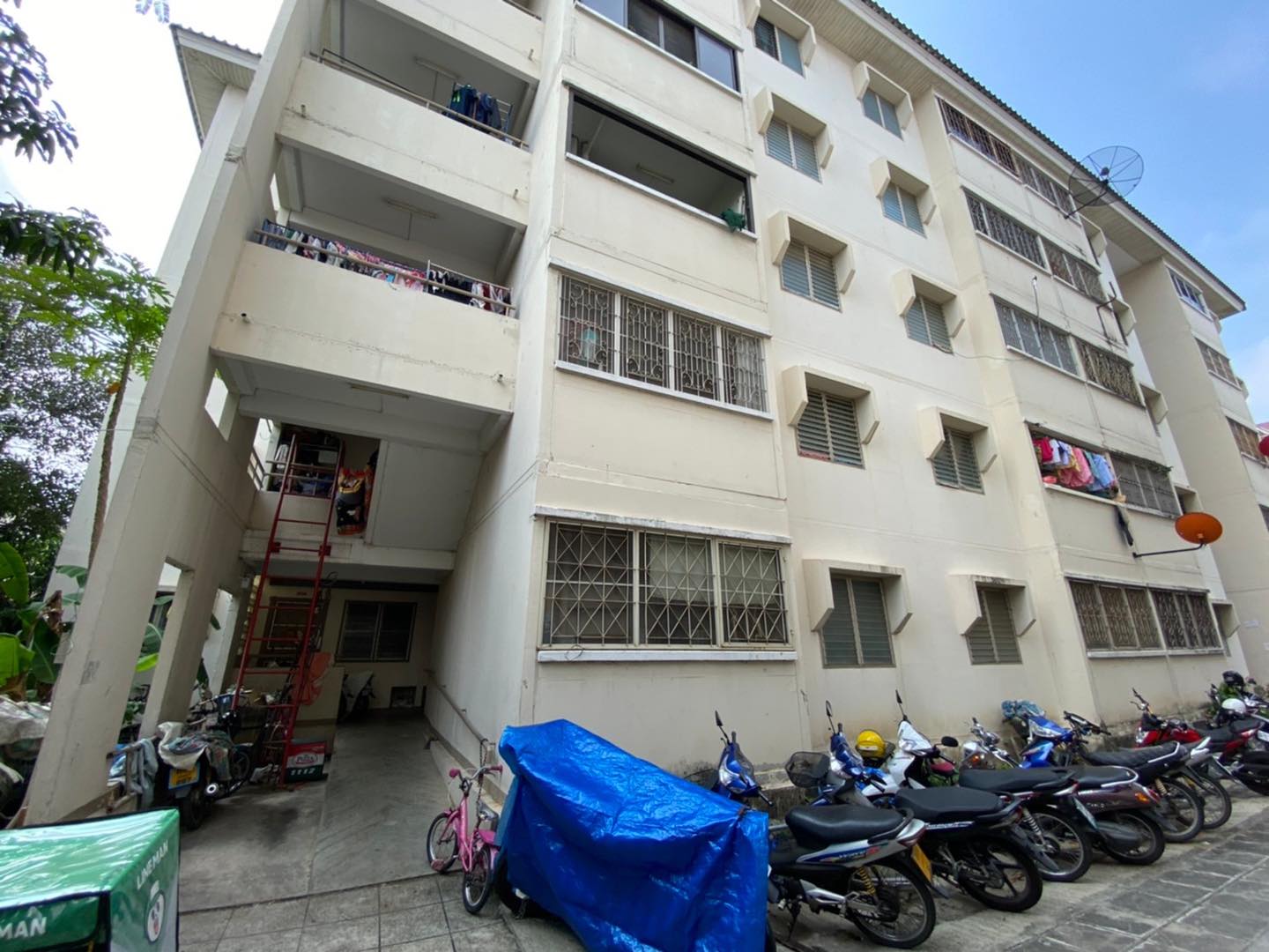 ขายคอนโดเอื้ออาทร (วัดกู้2) (รหัสทรัพย์202150) เลขที่43/56 อาคาร80 ชั้น1 ซอยสุขาประชาสรรค์3 ต.บางพูด อ.ปากเกร็ด จ.นนทบุรี ขนาด 33 ตรม