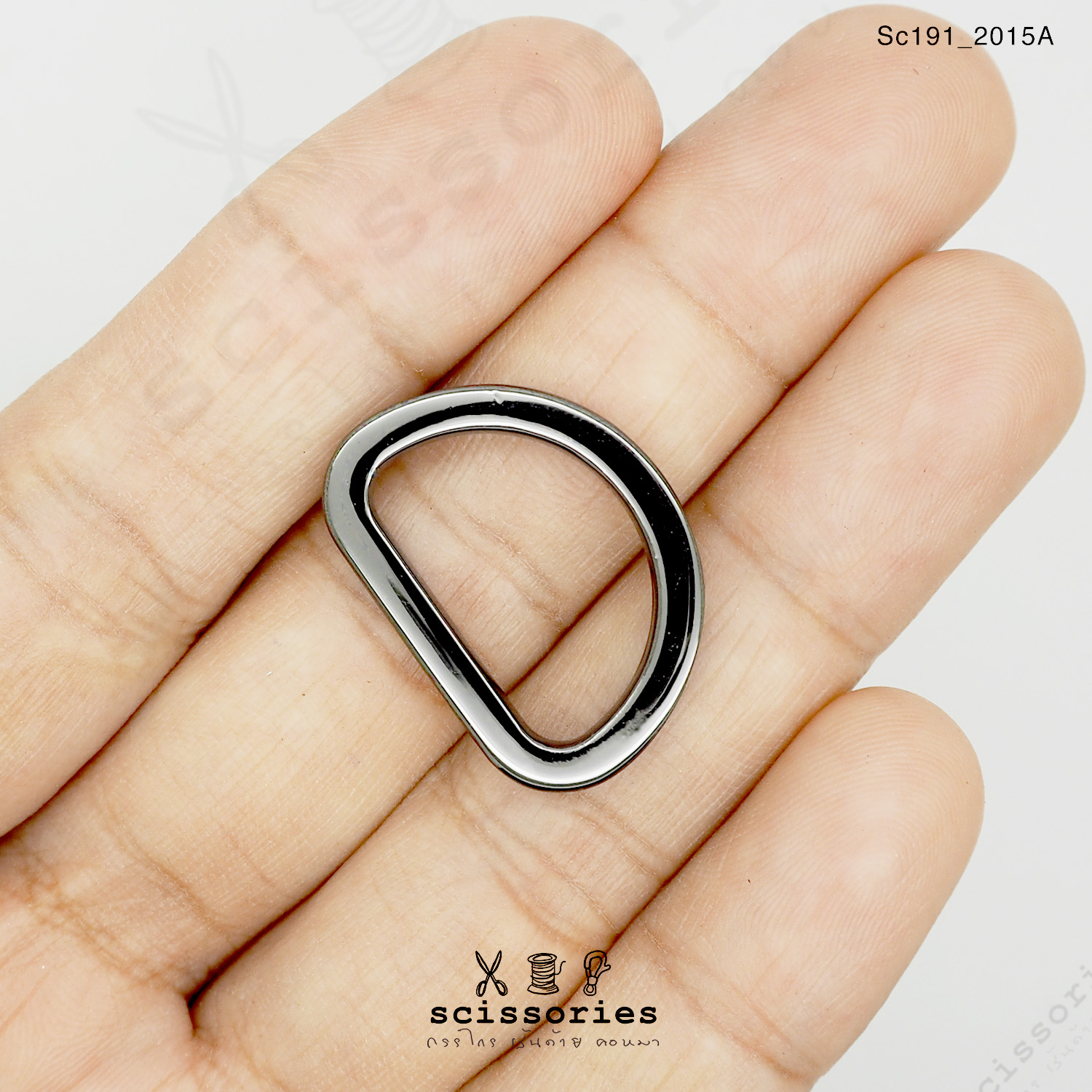 ตัวดี 1.8 cm 6 หุน สีดำ/2ตัว