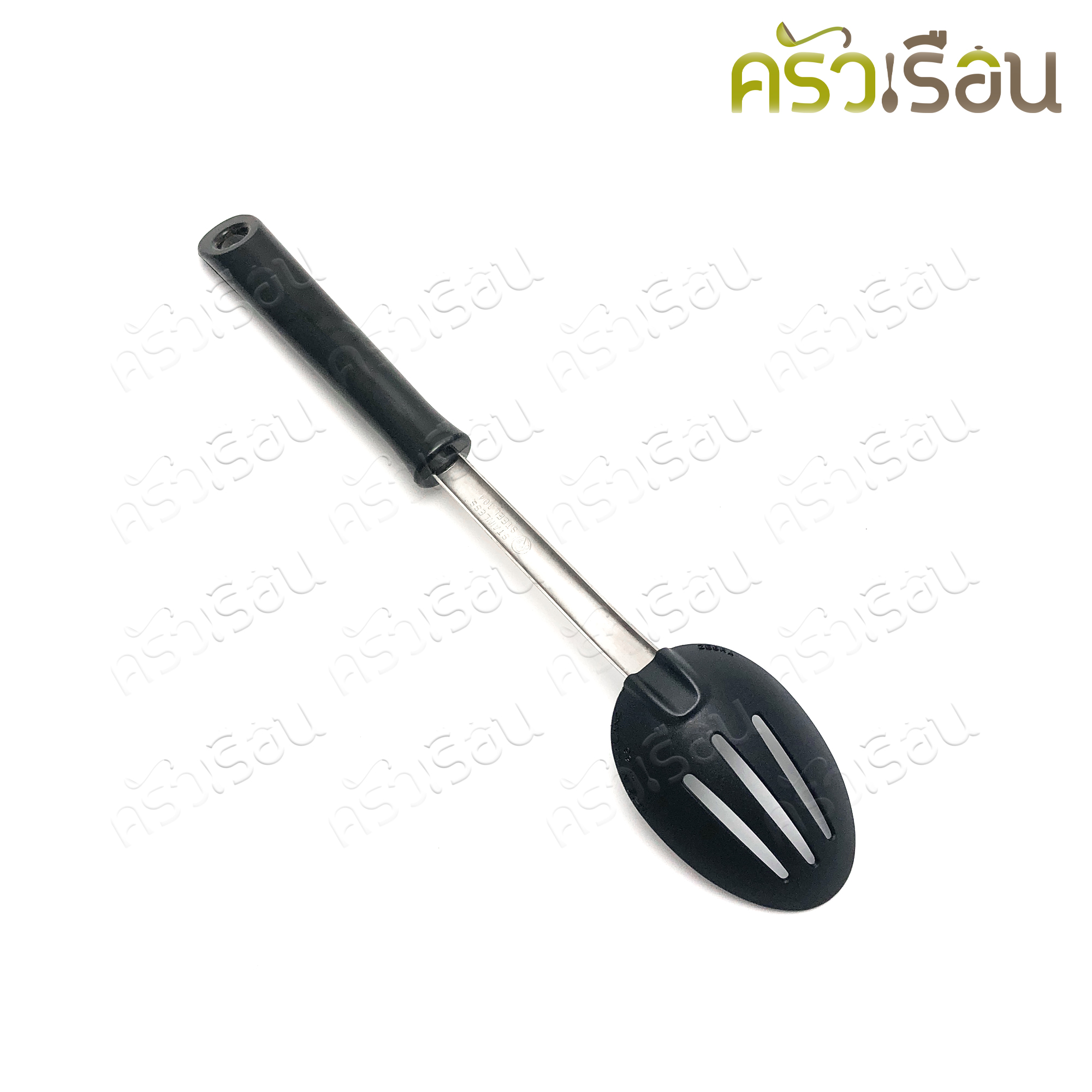 ZEBRA ทัพพีโปร่ง Nylon Healthy 34 x 6.6 CM. ตราหัวม้าลาย 103102