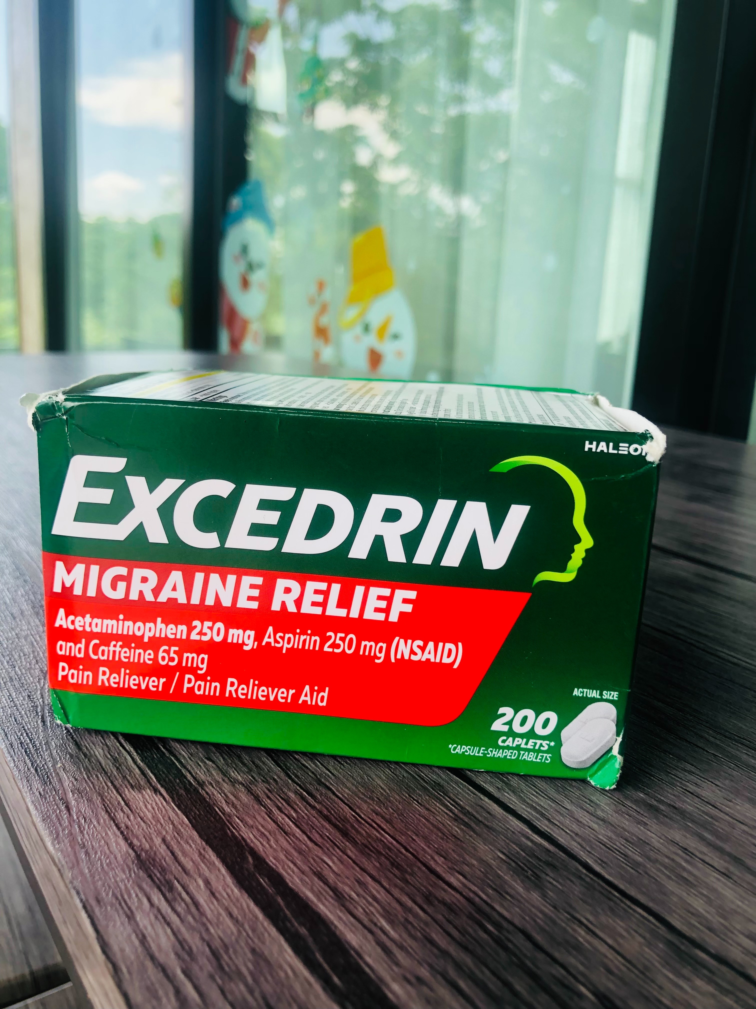 Exerdrin Migraine 200 caplets ยาแก้ปวดไมเกรน