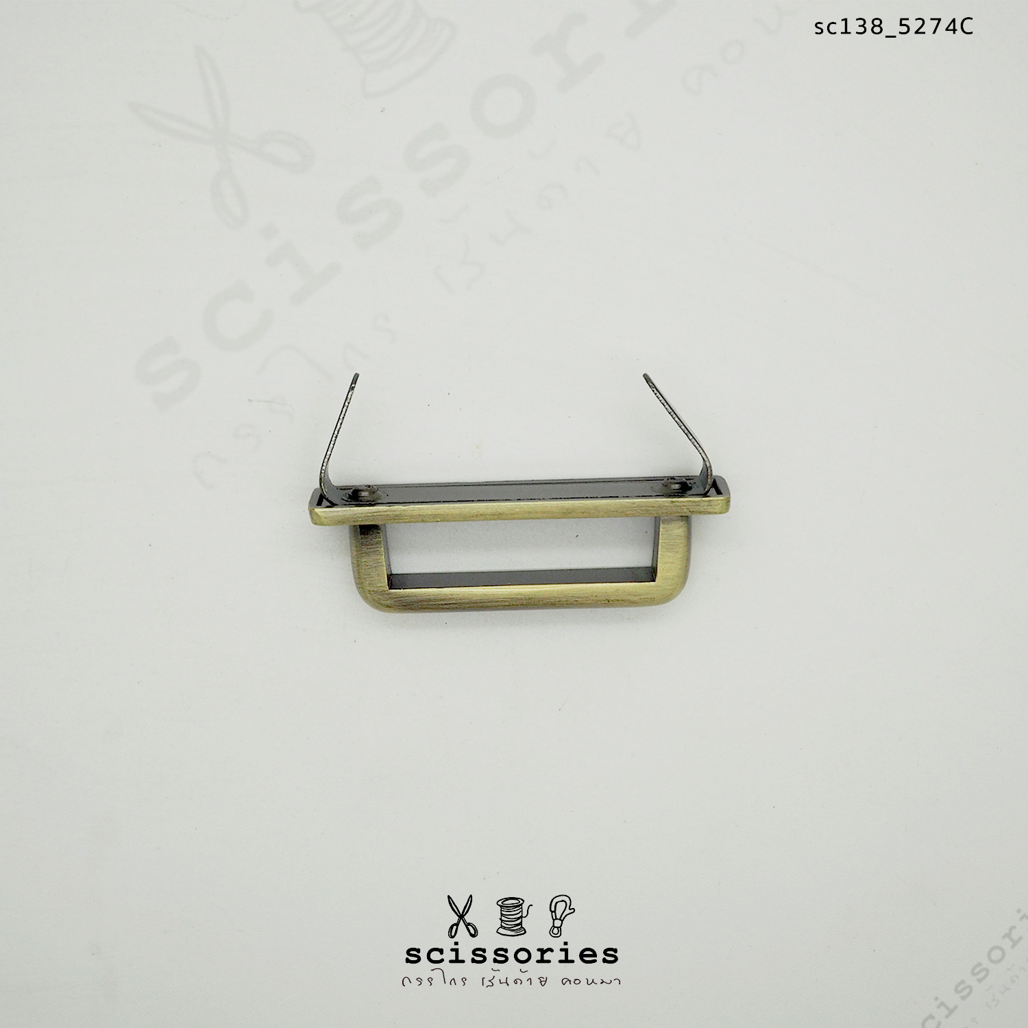 ตัวยู 1.2" สีเหลืองขัด 2ตัว