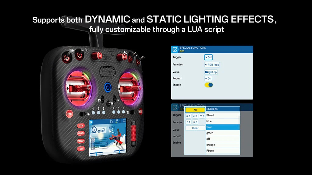 RADIOMASTER LED Gimbal Rings for TX15 Series Radioอุปกรณ์โดรน Drone