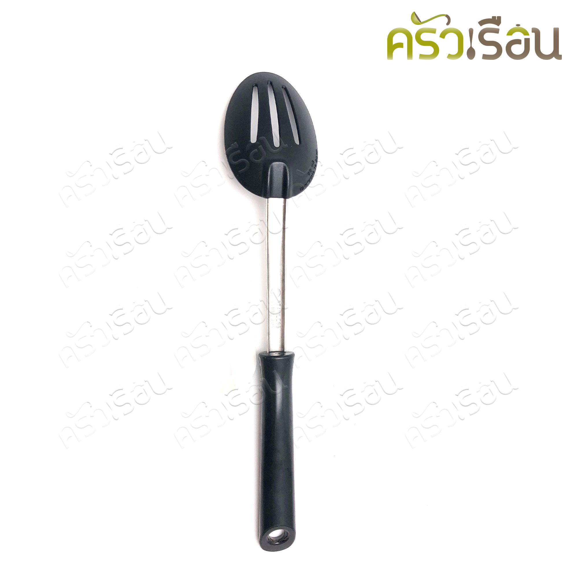 ZEBRA ทัพพีโปร่ง Nylon Healthy 34 x 6.6 CM. ตราหัวม้าลาย 103102