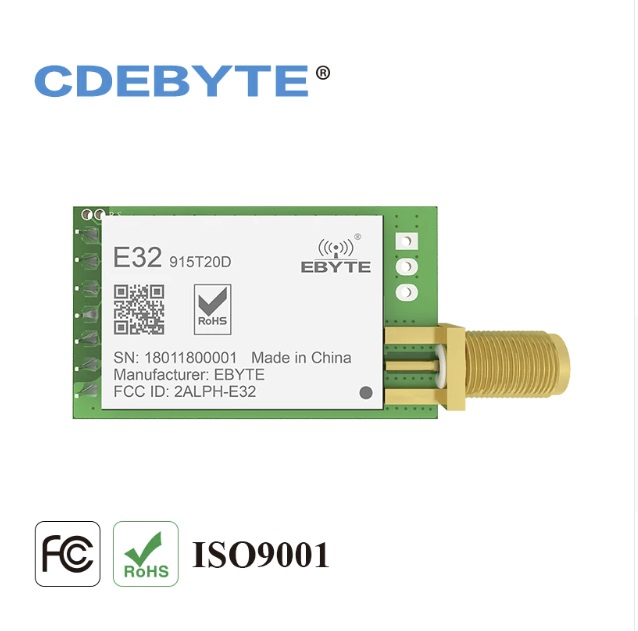 LoRa 915MHz SX1276 rf Transceiver Wireless Module Long Range E32-915T20D iot UART 915 Mhz Circuit rf Transmitter Receiver