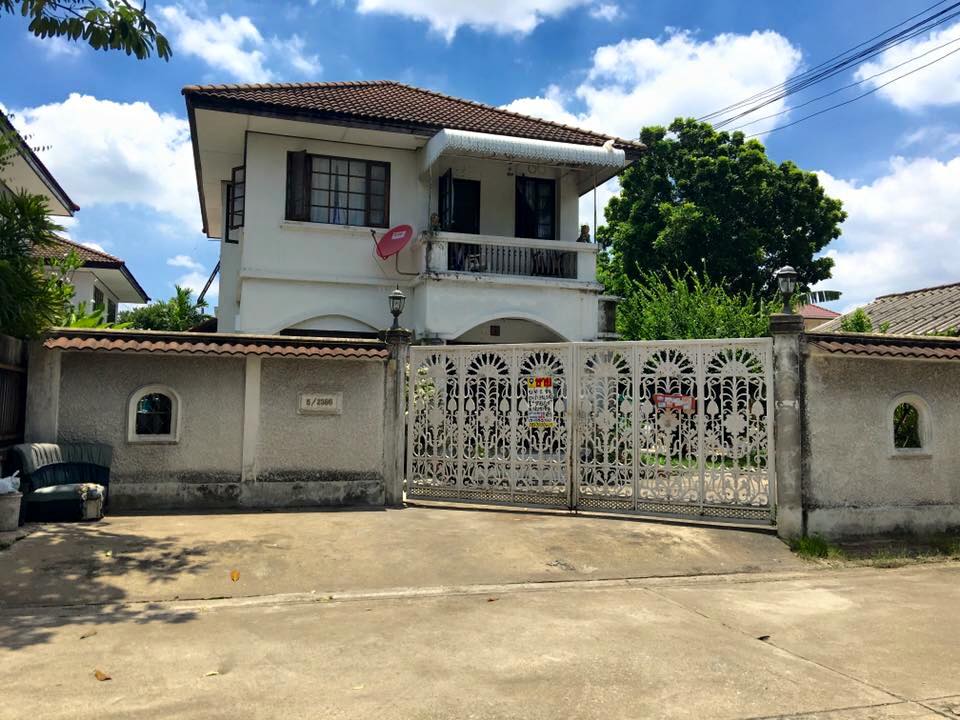 ขายบ้านเดี่ยว 2 ชั้น หมู่บ้านประชาชื่น ซ.สามัคคี นนทบุรี รหัส H34
