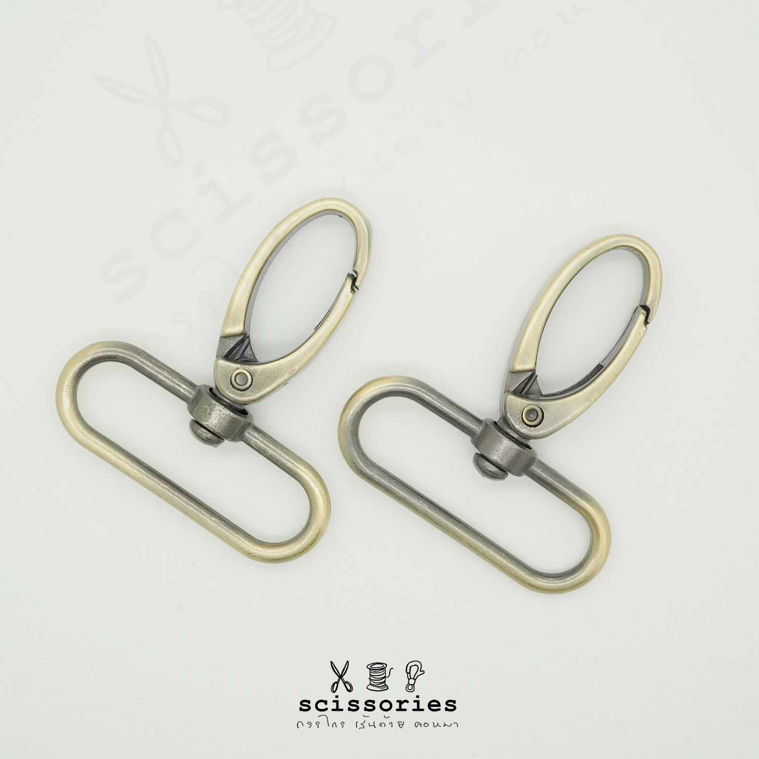 คอหมา 1.5in สีเหลืองปัด/2 ตัว