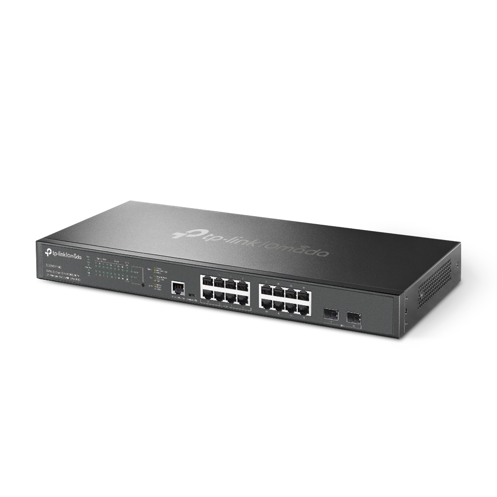 SG3218XP-M2 Omada 16-Port 2.5G and 2-Port 10GE SFP+ L2+ Managed Switch with 8-Port PoE+