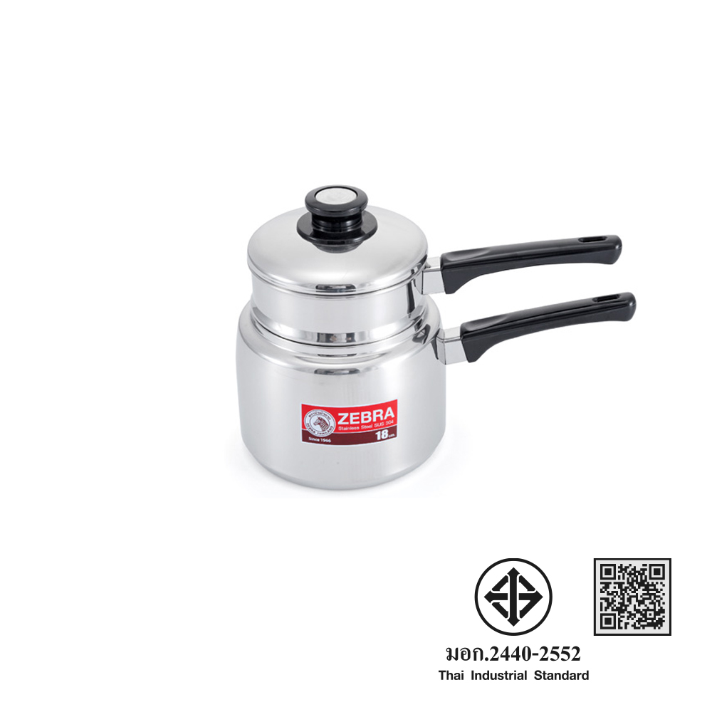 Zebra Stainless steel Stew Pot - Classic 18 cm. 2.5 L. Zebra brand 173318 pot, Zebra pot, warming pot