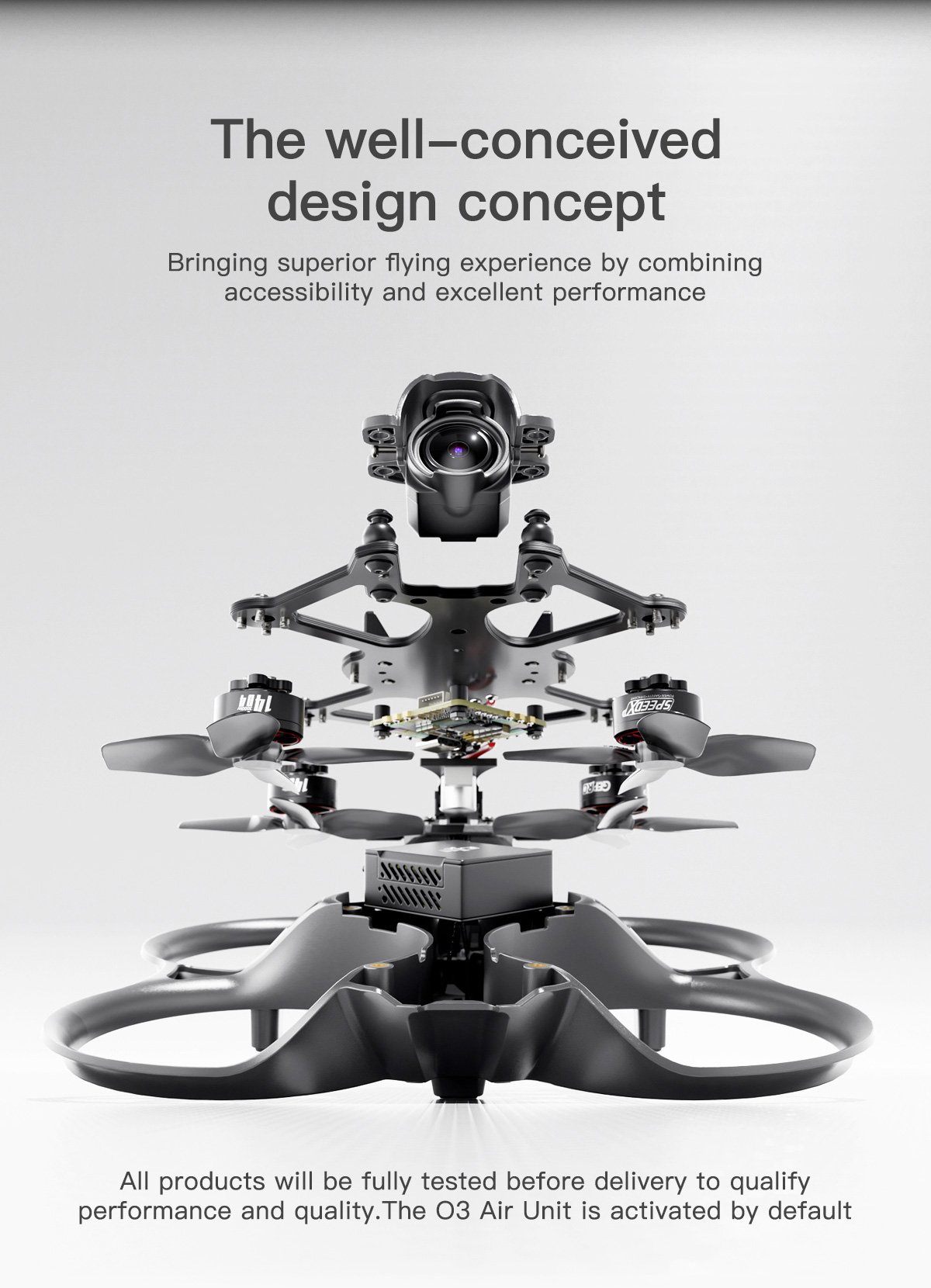 [D25-2] GEPRC Cinebot25 S HD DJI O3 / No CAM Quadcopter ของเล่นบังคับวิทยุ RTF