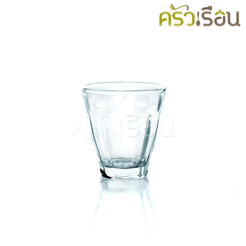 LUCKY GLASS แก้วชอต กลีบบัว 2.9 oz. 85 ml. #47 Vintage Tumbler LG-100503 แก้วน้ำ