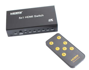 5x1 HDMI Switch with remote control