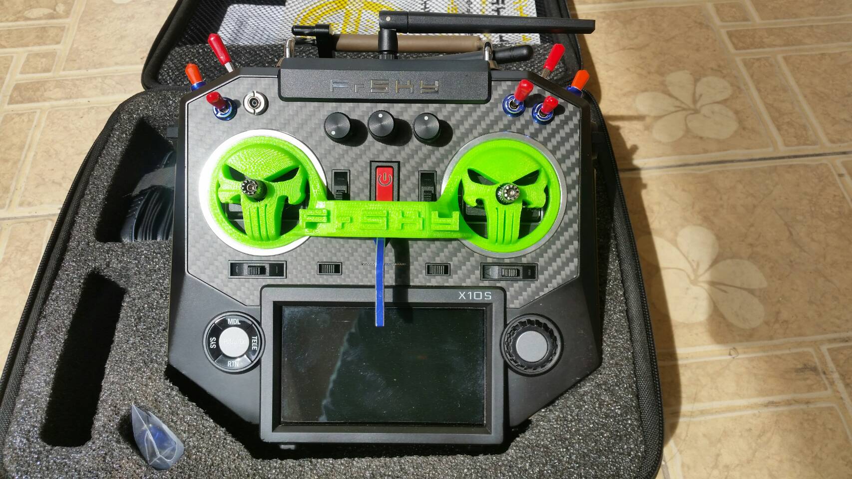 ตัวล็อคสติ๊ก Frsky Taranis X10S (PLA เส้นแข็ง) - By Line ID : @FPVONLY