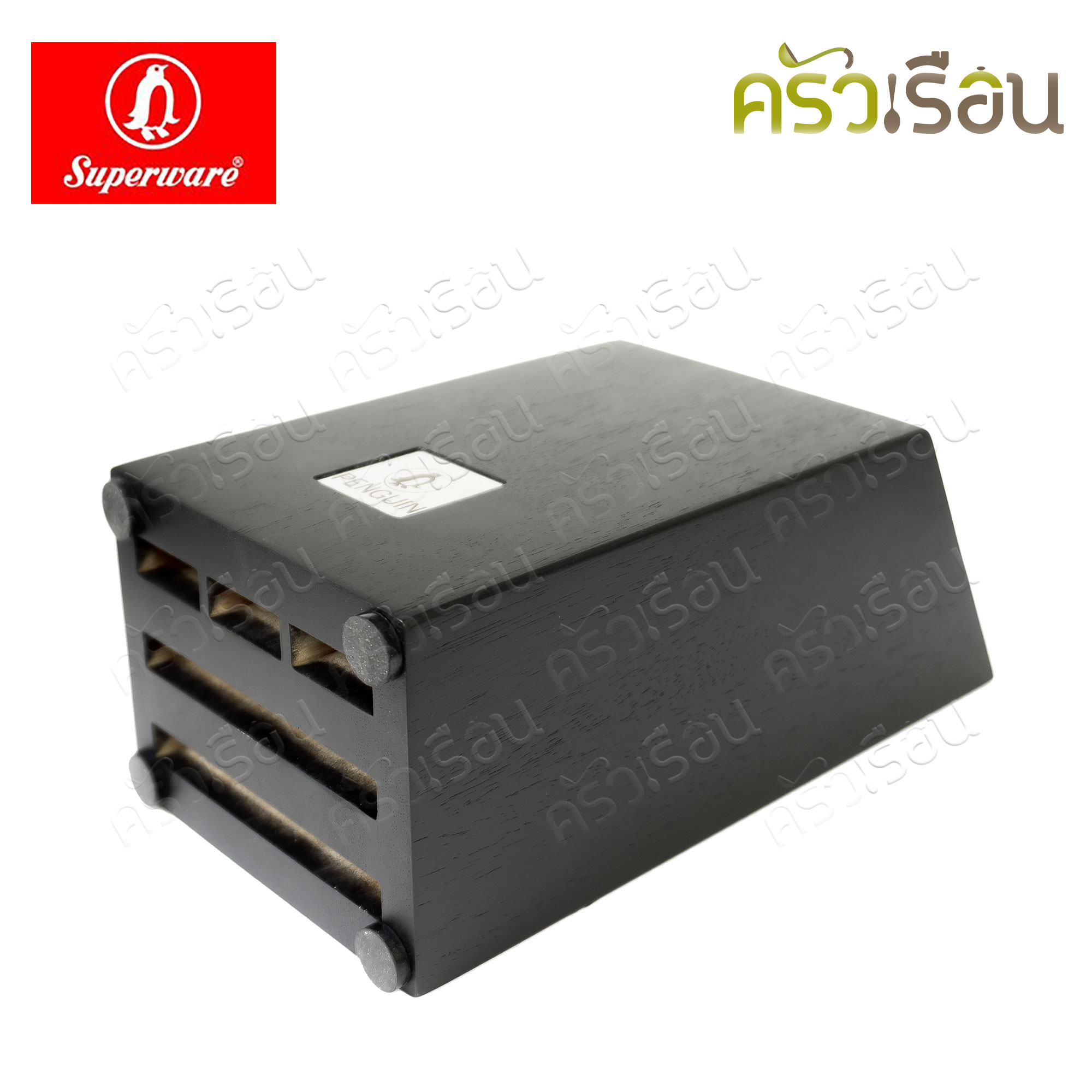 Penguin กล่องมีด คูนทาช 12.3 x 10 x 24 ซม. ตรานกเพนกวิ้น ที่เสียบมีด ที่เก็บมีด