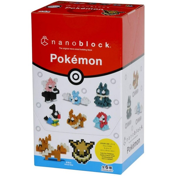 Kawada nanoblock mininano NBMC_14S Pokemon Normal Type (Box of 6) 4972825219331 (นาโนบล็อค)