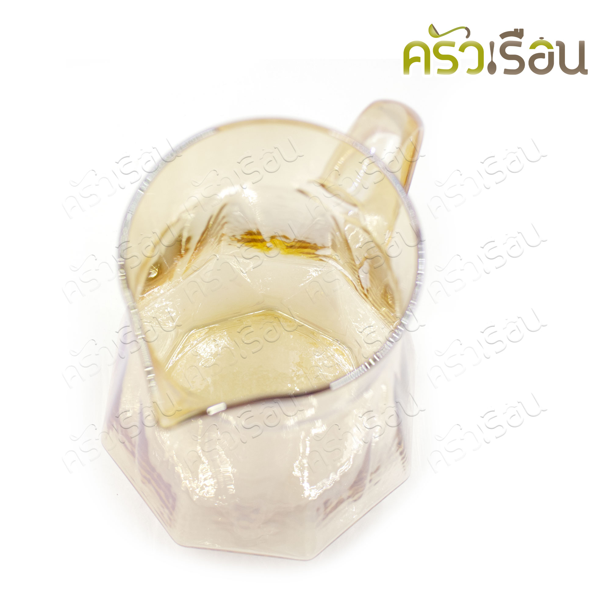 US [ 7-piece ] water pitcher with 6 cups, Honey GP-7H [1.4 L. pitcher with lid, 6 cups, 220 ml.]