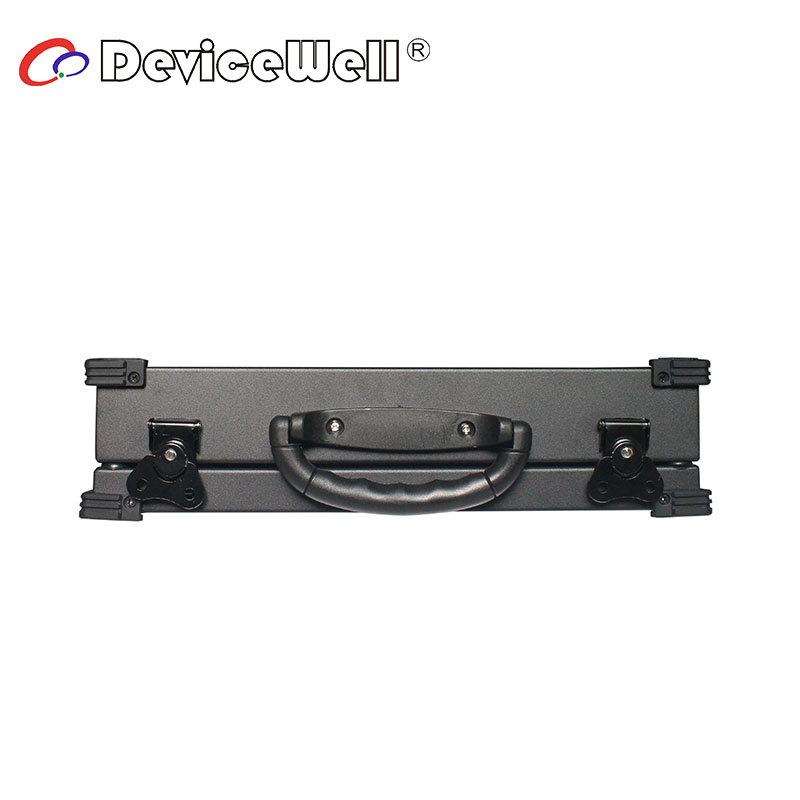 DeviceWell HDS9105: เครื่องสลับสัญญาณวิดีโอ Full HD 5 ช่อง (4x HDMI, 1x DisplayPort) แบบ All-in-One พร้อมจอภาพ 11.6 นิ้ว และ T-Bar สำหรับงาน Live Broadcast และ Production