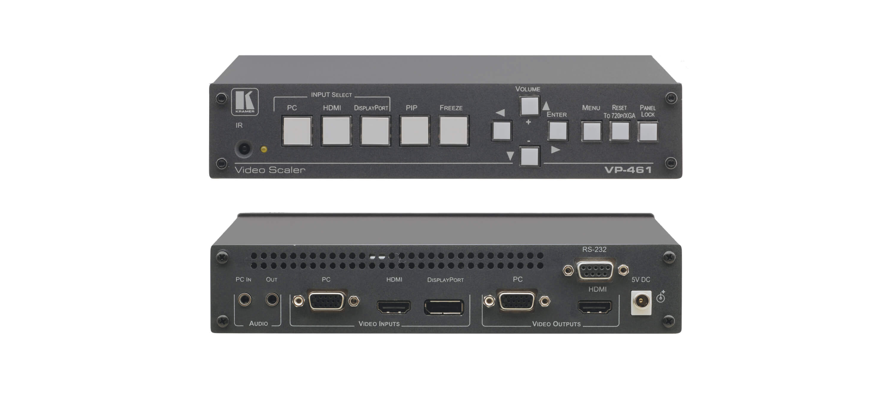 Kramer VP-461 3–Input Analog & HDMI ProScale™ Presentation Switcher/Scaler