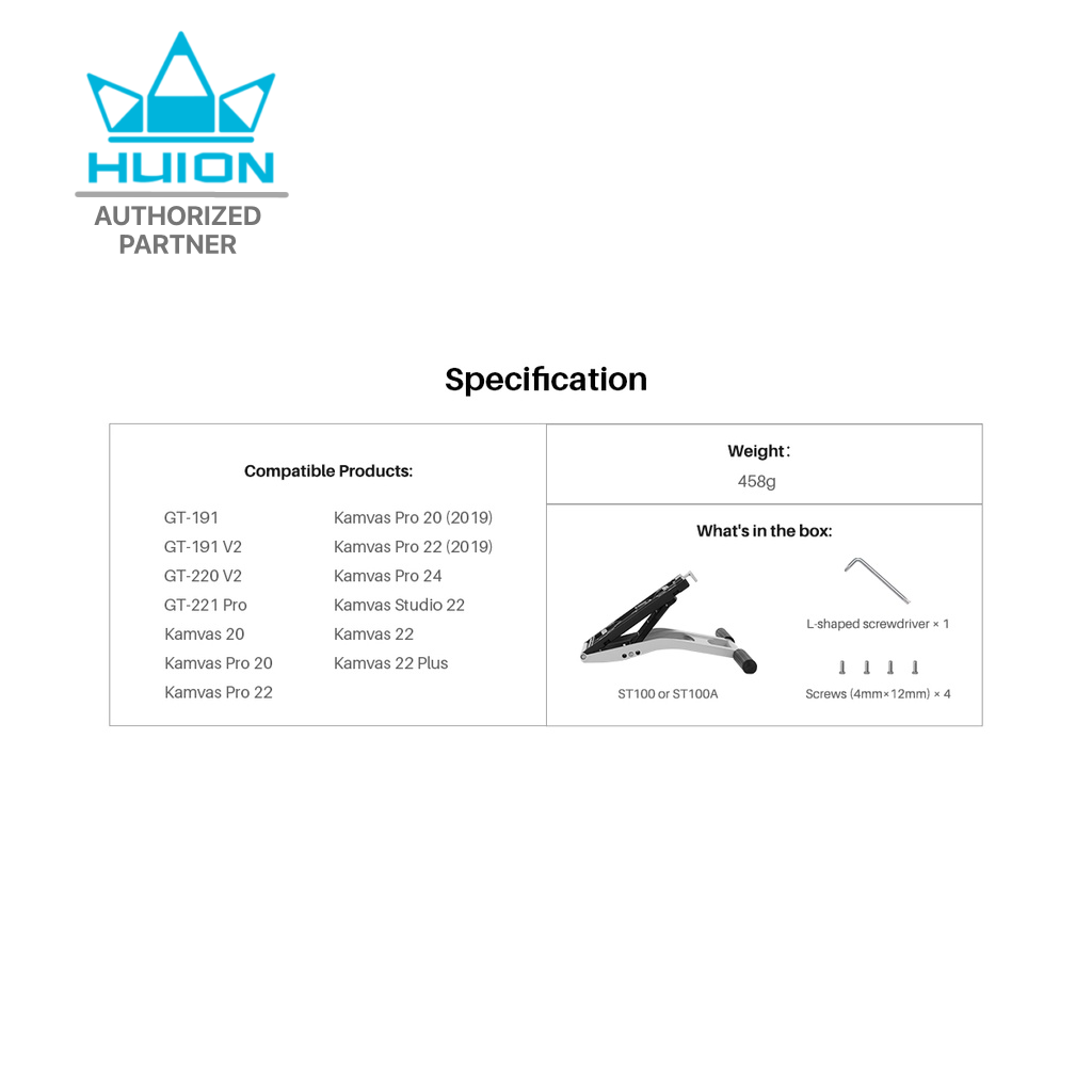 Huion พร้อมส่ง Adjustable Stand ST100(รับประกัน2ปี-มีศูนย์ไทย) Stand ST100