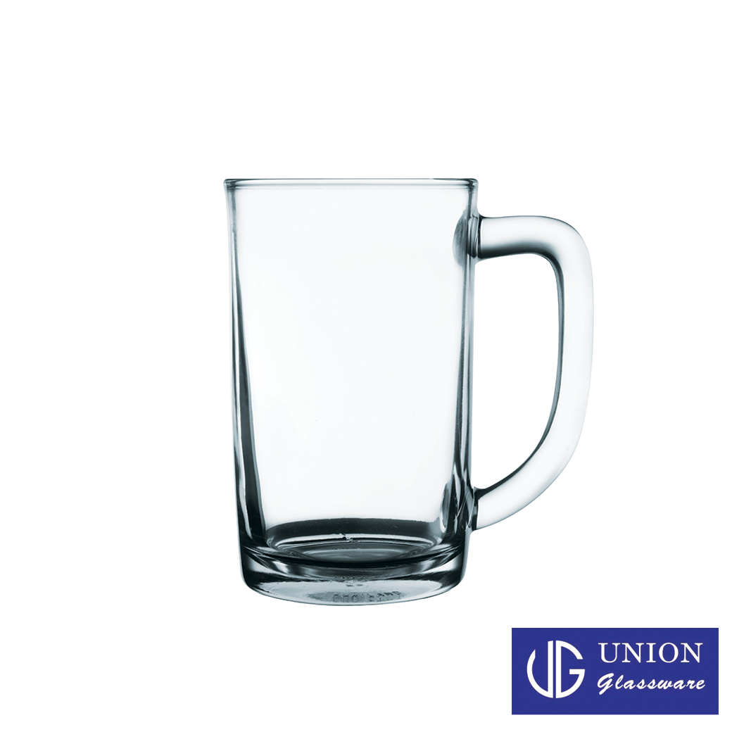 UNION GLASS แก้วเบียร์ 515 ml. (17.15 oz.) #375 Mug TD 80.05 x MD 125.50 x BD 74.29 x H 140 mm.