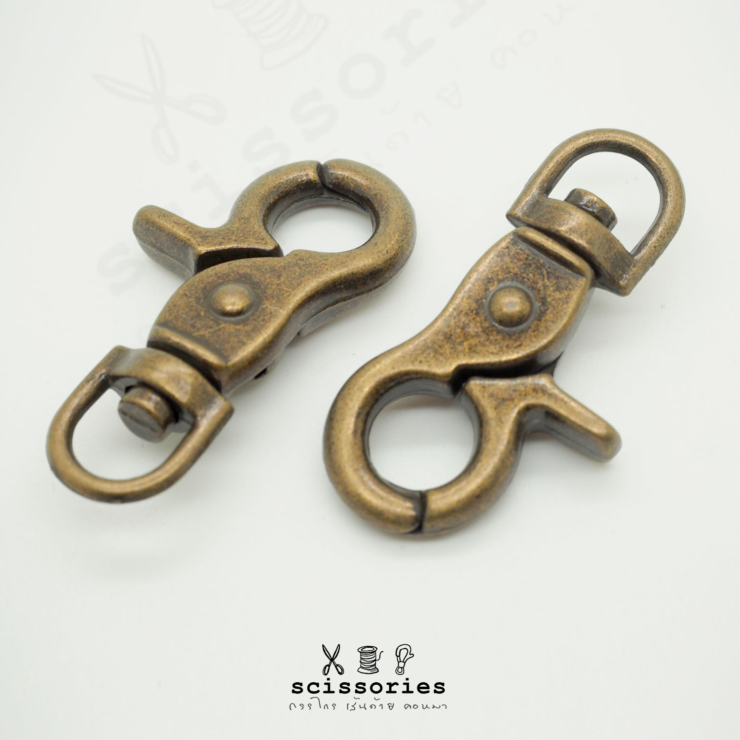 คอหมา1 Cm. สีเหลืองดำ/2ตัว